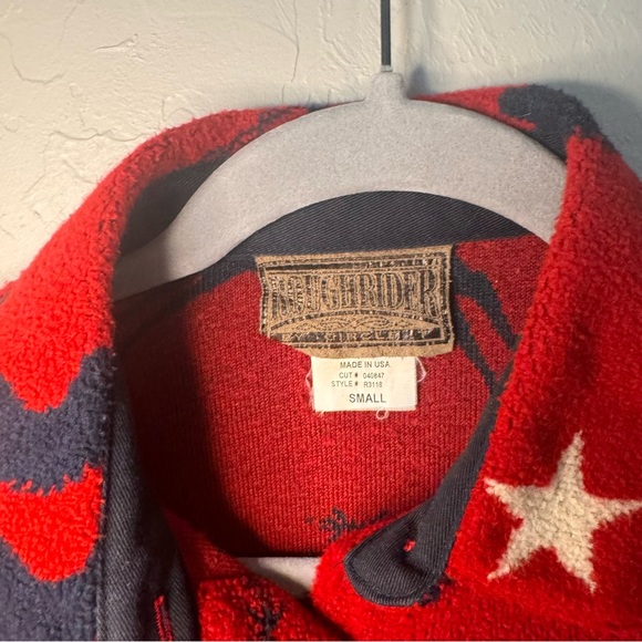 Vintage Circle T Roughrider Western Shacket Shirt Button Down Horse Cowgirl - Picture 10 of 13